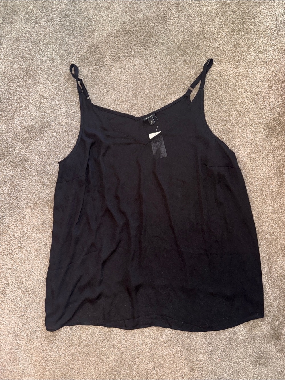 torrid Black V-Neck Adjustable Strap Camisole